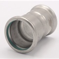 Coupling Press Fittings, Stainless Steel, F/F F|42 mm