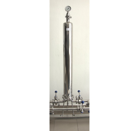 Stainless steel filter housing, candle filtration, food and beverage industry filtration equipment