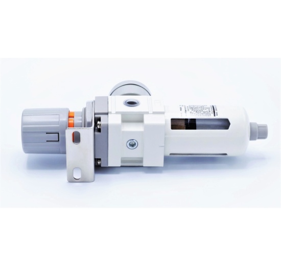 Filter with pressure reducing valve and a protective basket G 1/4"