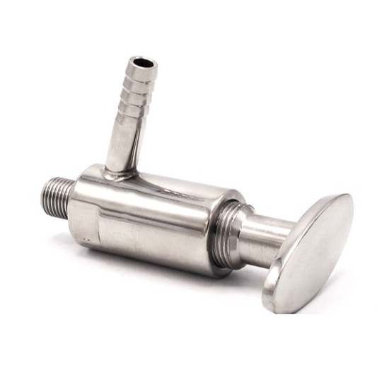 Stainless steel sampling valve, threaded 1/4"