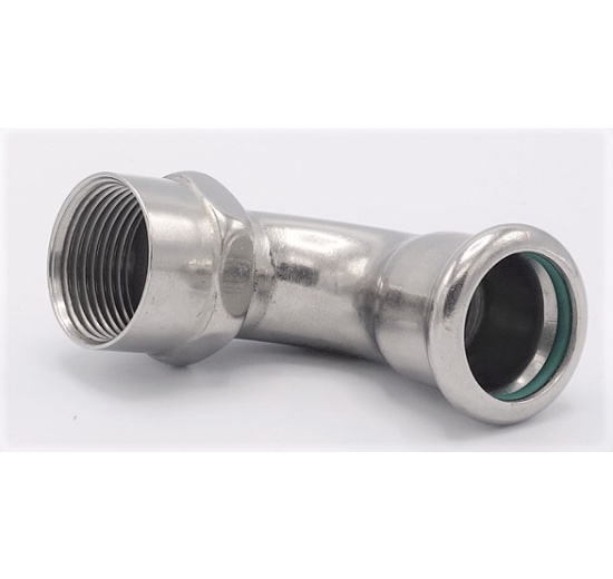 Elbow 90°, Press Fittings, F/internal thread 22 mm_3/4"