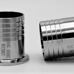 Hose Adapter DN50 (K64), clamp connection, stainless steel