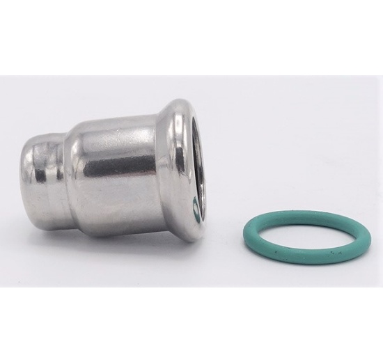 nerezová záslepka (víčko), lisovací, F 18 mm