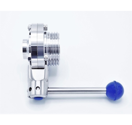 Stainless Steel Butterfly Valve, threaded / welded type G-S DN40