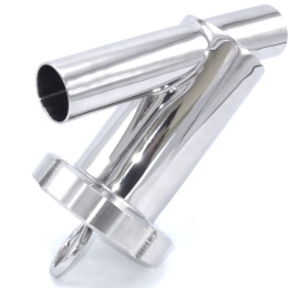 Stainless steel sanitary Y filter, welded S-S