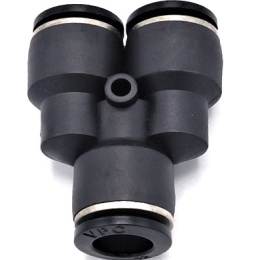 Y-connector - push-in connectors made of plastic