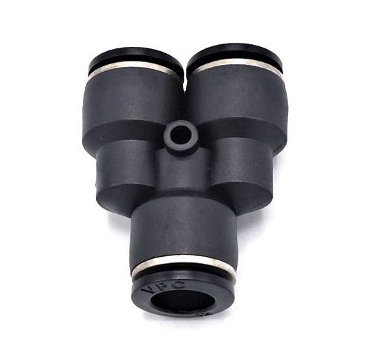 Y-connector - push-in connectors made of plastic