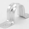 2 Hole Galvanized Pipe Clamp | 1”