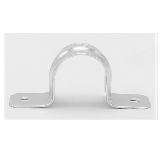 2 Hole Galvanized Pipe Clamp  1”