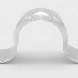 2 Hole Galvanized Pipe Clamp 3/4”