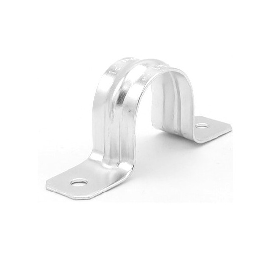 2 Hole Galvanized Pipe Clamp