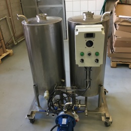 2 Vessels CIP Unit (vertical design) for sanitation