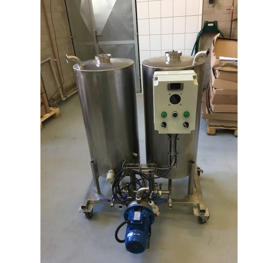 2 Vessels CIP Unit (vertical design) for sanitation