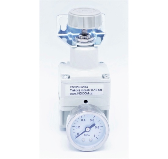 Reducing valve with fine regulation G 1/4", range 0.1-10 bar