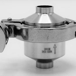 Sanitary stainless steel check valve, welded type S-S DN20