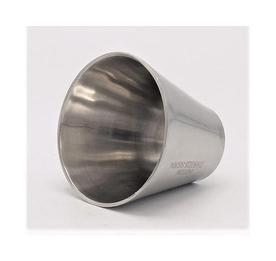 stainless steel Concentric reduction, welding, short DN50/25