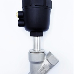 Pneumatically-operated Valves, Angle Seat - 45° G-thread 1" Seal PPL