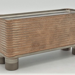 Copper brazed plate heat exchanger 20-95 kW
