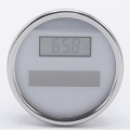All-stainless steel thermometer, digital, solar