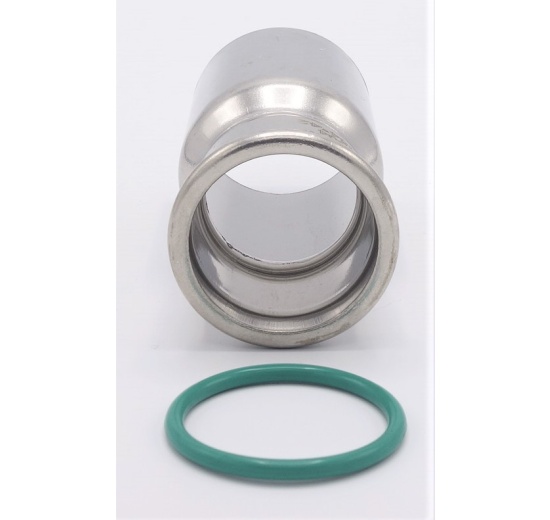 Press reduction (reduced nipple) M/F 54/42 mm, stainless steel