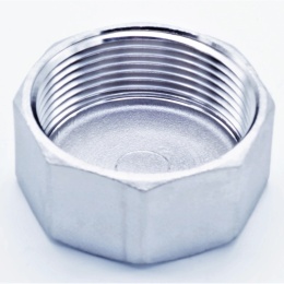 Stainless steel end cap, female thread, type 326