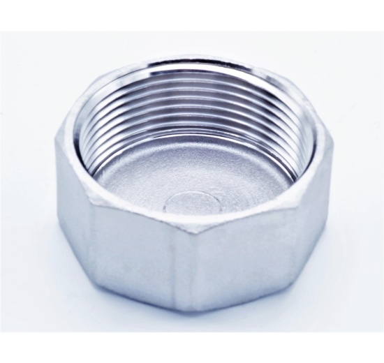 Stainless steel end cap, female thread, type 326