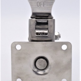 Transport Casters, stainless steel, diameter 125 mm