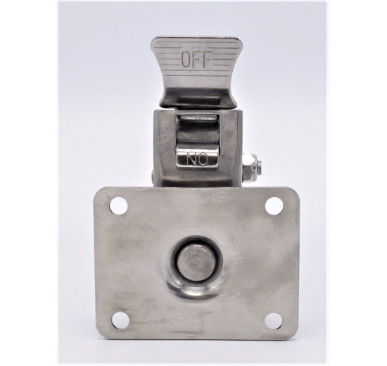 Transport Casters, stainless steel, diameter 125 mm