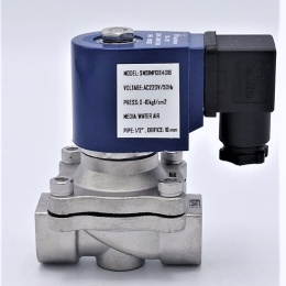 Stainless Steel Solenoid Valve 2/2, G 1/2" AC230V, NC