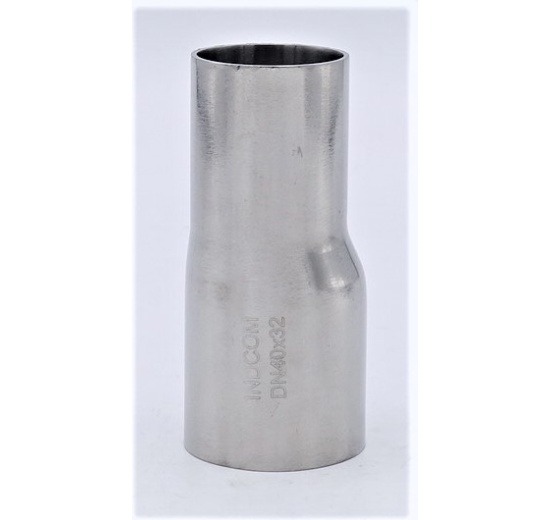 Eccentric reducer, welding, long DN 40/32