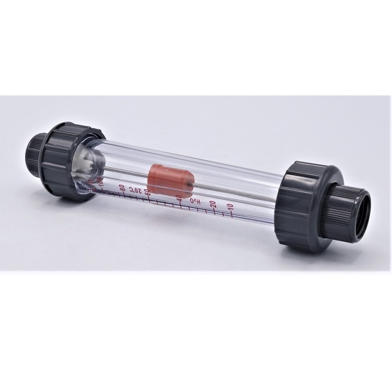 Rotameter (flowmeter) Plastic - Glued Joint |0.01~0.1 m3/h, female thread BSP 1/2"