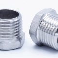 Stainless steel threaded end cap with hexagon type 330 1/4"