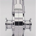Stainless steel butterfly valves, CLAMP type C-C DN15 (collar 34mm)