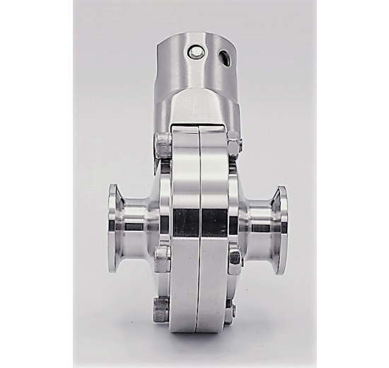 Stainless steel butterfly valves, CLAMP type C-C DN15 (collar 34mm)