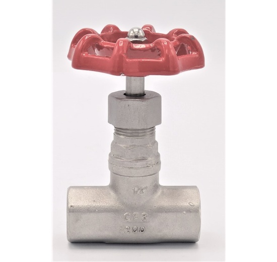 Stainless steel globe valve 1/2”