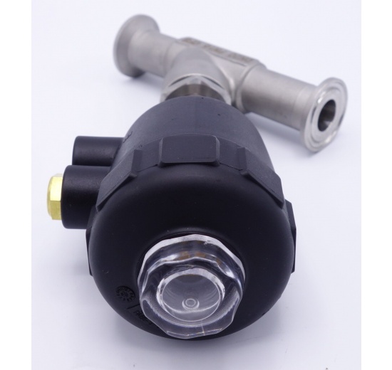 Pneumatically-operated Valves, Angle Seat - 45° CLAMP DIN 32676 (34 mm)