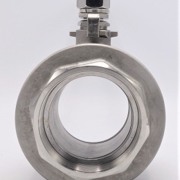 Stainless steel ball valve with full bore, two- piece | 3”