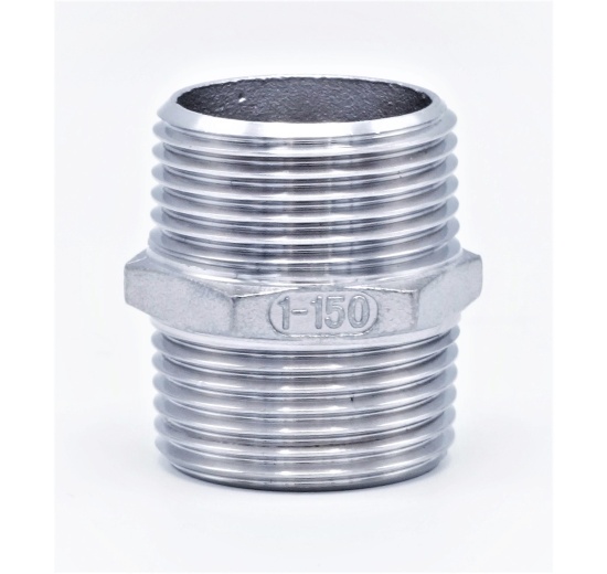 stainless steel Barrel Nipple With Hexagon / type 340 | 5/4"