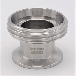 Clamp Connection Union 11851 Stainless Steel, CLAMP/ DIN DN32