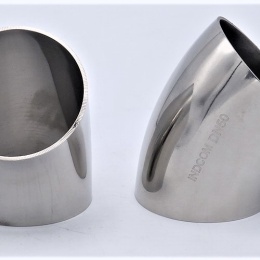 stainless steel Elbow Welded 45° DN50 (52x1,5mm)