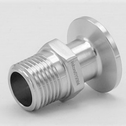 Stainless steel  CLAMP 34 mm_ Threaded Adapter DN15_Outer Thread 1/2"(K34)