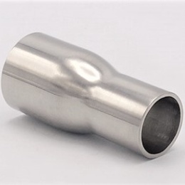 Concentric reducer, welding, long DN 25/20, stainless steel components