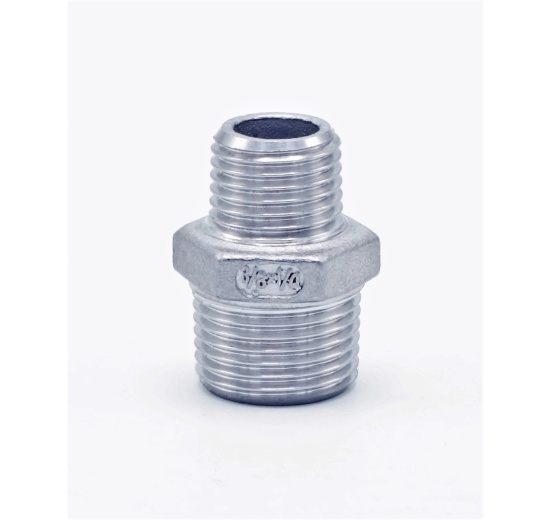 Threaded Reducer Hex M/M / Nipple Reduced / Type 341 3/8"x1/4"