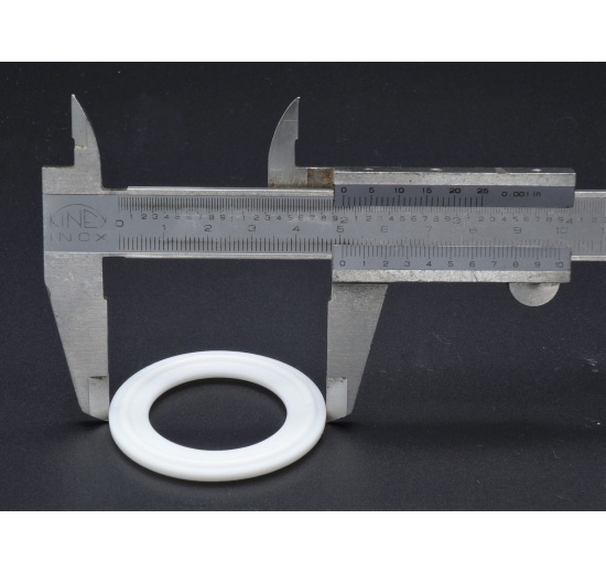 gasket PTFE (teflon - polytetrafluorethylen) DN 32 for tri-clamp collar 50,5 mm