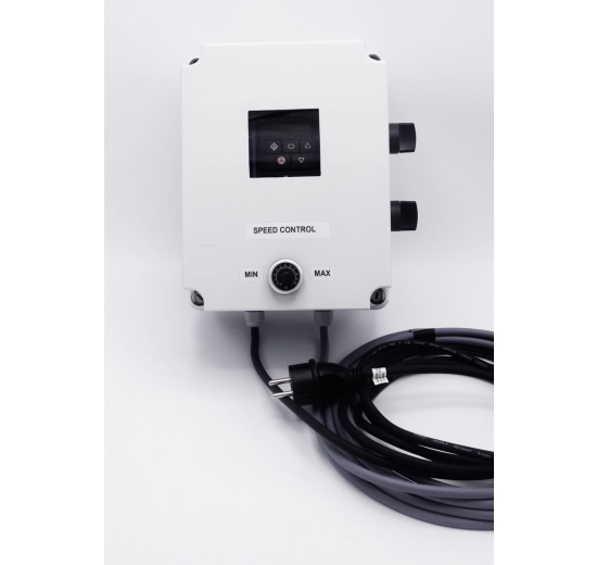 Speed control_portable centrifugal pumps with opened impeller