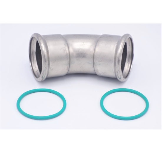 Elbow 45°(arch), Press Fittings F/F 54 mm