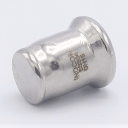 Záslepka (víčko), lisovací, F 15 mm, nerezová ocel