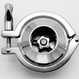 Sanitary stainless steel check valve, welded type S-S