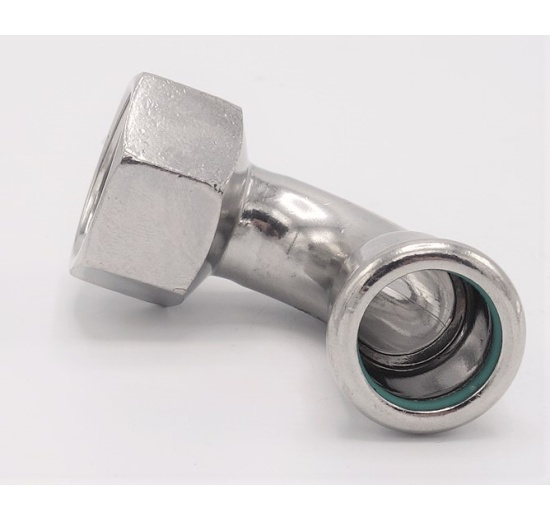 Elbow 90°, Press Fittings F/internal thread 18 mm_1/2"