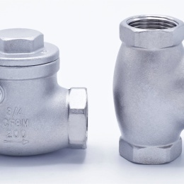 Stainless steel check valve, floating, threaded 3/4”